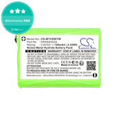 Baterija za Motorola Talkabout T280, T200, T82, T82 Extreme, 700mAh, Ni-MH, 3.6V, HKNN4002A, HQ