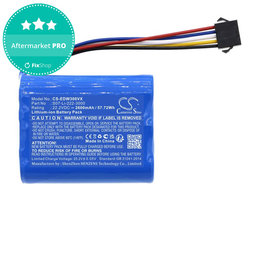 Baterija za Ecovacs Winbot X, WA30, WA50, 2600mAh, Li-Ion, 22.2V, S07-Li-222-3000, HQ