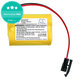 Baterija za GE A06b-6093-K001, 2200mAh, Li-MnO2, 6V, BR-AGCF2W, HQ