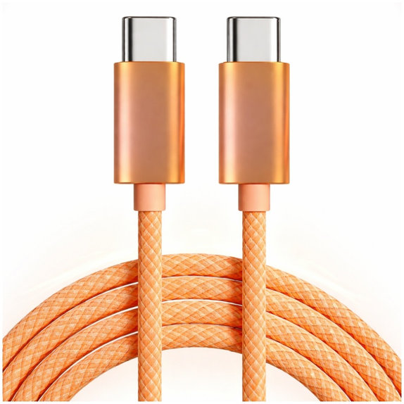 USB-C / USB-C kabel s brzim punjenjem, PD 60W, 1 m, narančasti