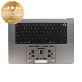 Gornji okvir tipkovnice za MacBook Pro 16" A2780 (2023), s US tipkovnicom i baterijom, Space Gray, 661-32189, Genuine Apple