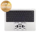 Gornji okvir tipkovnice za MacBook Pro 14", A2918 (Late 2023, s US tipkovnicom i baterijom, Silver, 661-35709, Genuine Apple