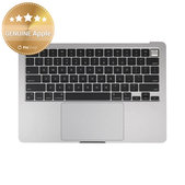 Gornji okvir tipkovnice za MacBook Air 13", A3113 (2024), s US tipkovnicom i baterijom, Space Gray, 661-40227, Genuine Apple