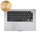 Gornji okvir tipkovnice za MacBook Air 15", A3114 (2024), s US tipkovnicom i baterijom, Space Gray, 661-40266, Genuine Apple