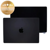 LCD zaslon za MacBook Pro 14", A3112, A3185 (2024), s prednjim staklom i pokrovom, Space Black, 661-41794, Genuine Apple