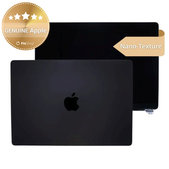 LCD zaslon za MacBook Pro 14", A3112, A3185 (2024), s prednjim staklom i pokrovom, Nano-Texture, Space Black, 661-41795, Genuine Apple