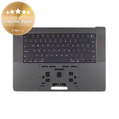 Gornji okvir tipkovnice za MacBook Pro 16", A3403 (2024), s US tipkovnicom i baterijom, Space Black, 661-42823, Genuine Apple