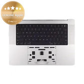 Gornji okvir tipkovnice za MacBook Pro 16", A3403 (2024), s US tipkovnicom i baterijom, Silver, 661-42824, Genuine Apple