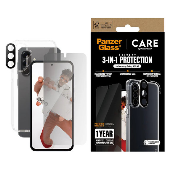 Bundle 3u1 Privacy za Samsung Galaxy A56 5G, PanzerGlass