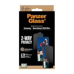 PanzerGlass - UWF 2-Way Privacy kaljeno staklo s aplikatorom za Samsung Galaxy S26 Ultra, prozirno