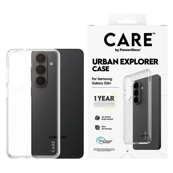 Maska Urban Explorer za Samsung Galaxy S26+, Transaparentná, PanzerGlass