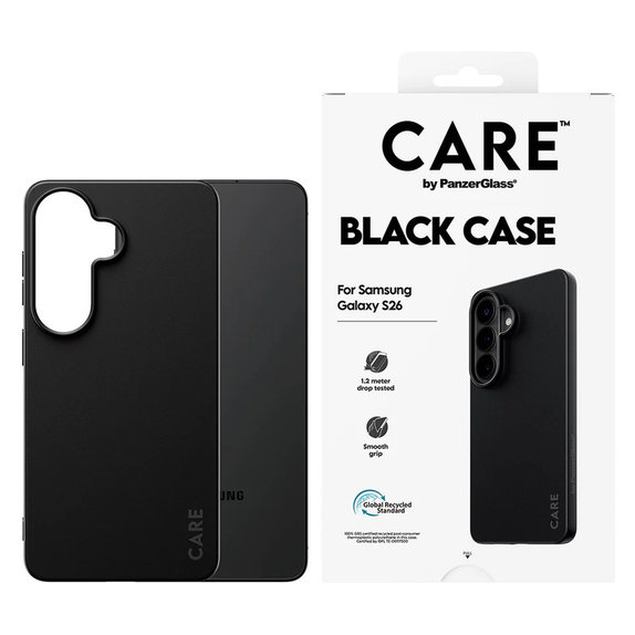 Maska TPU za Samsung Galaxy S26, Crna, PanzerGlass