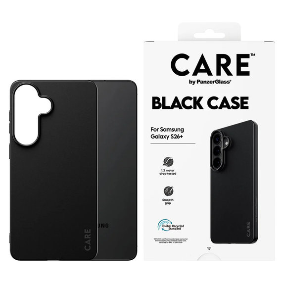 Maska TPU za Samsung Galaxy S26+, Crna, PanzerGlass