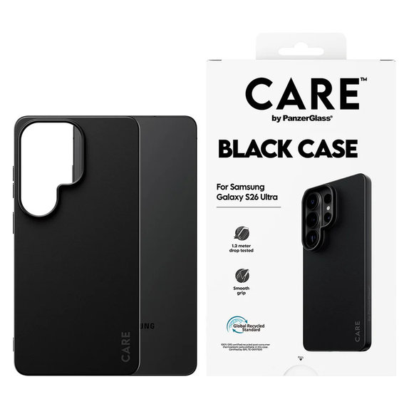 Maska TPU za Samsung Galaxy S26 Ultra, Crna, PanzerGlass