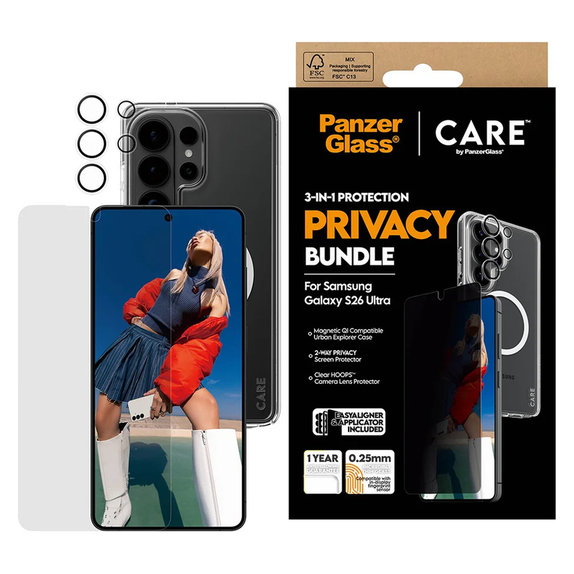 Bundle Privacy 3u1 za Samsung Galaxy S26 Ultra, PanzerGlass