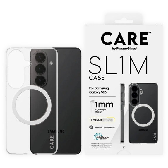 Maska SL1M za Samsung S26, transparent, CARE