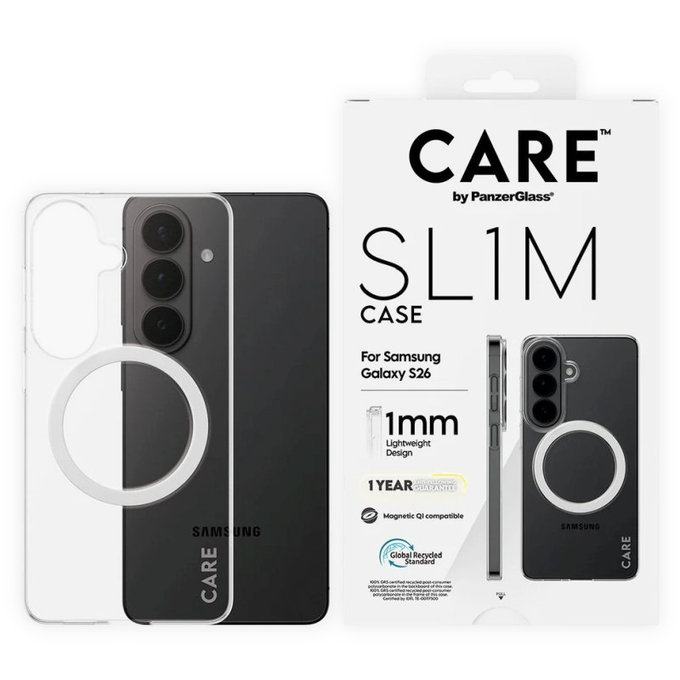 Maska SL1M za Samsung S26, transparent, CARE