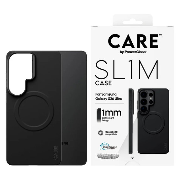 Maska SL1M za Samsung Galaxy S26 Ultra, Crna, PanzerGlass