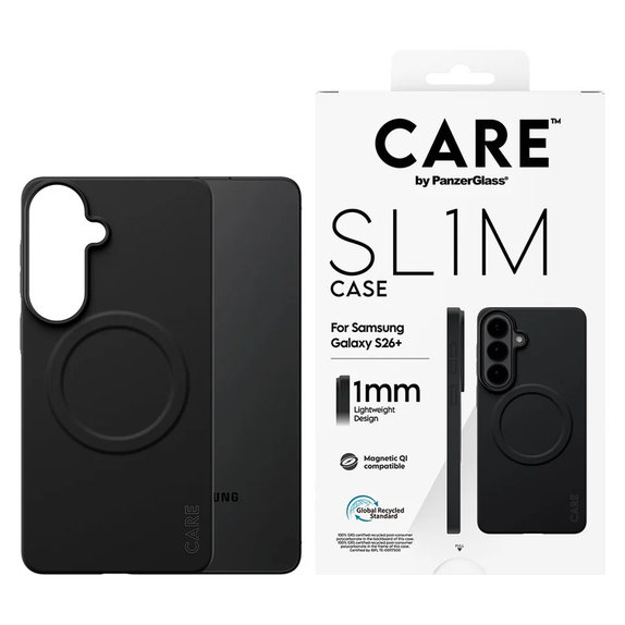 Maska SL1M za Samsung Galaxy S26+, Crna, PanzerGlass