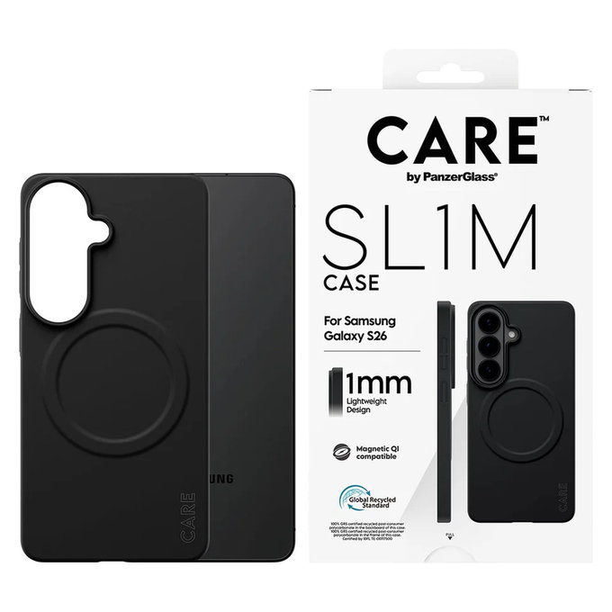 Maska SL1M za Samsung Galaxy S26, Crna, PanzerGlass