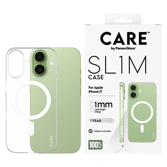 Maska SL1M za iPhone 17, Prozirna, PanzerGlass