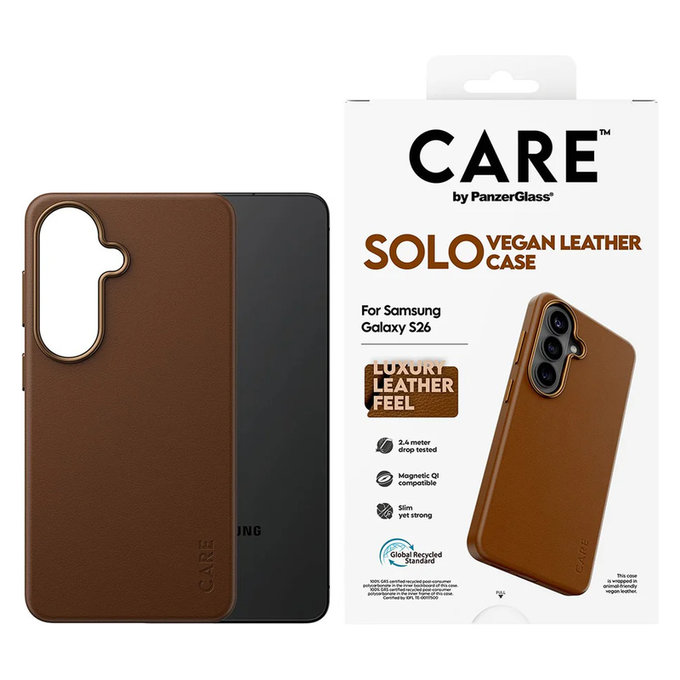 Maska Solo za Samsung Galaxy S26, Hnedé, PanzerGlass