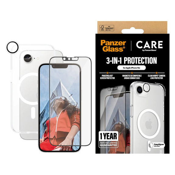 Bundle 3u1 za iPhone 17e/16e, PanzerGlass