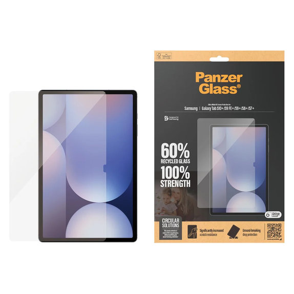 Kaljeno staklo UWF za Samsung Galaxy Tab S7+/S8+/S9+/S9 FE+/S10+, Prozirna, PanzerGlass