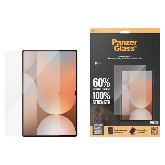 Kaljeno staklo UWF za Samsung Galaxy Tab S8 Ultra/S9 Ultra/S10 Ultra, Prozirna, PanzerGlass