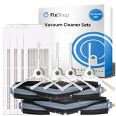 Set rezervnih dijelova za Ecovacs T20, T20 Max, T20 Pro (2x Glavna četka, 4x Filter, 4x Bočna četka – bijela)