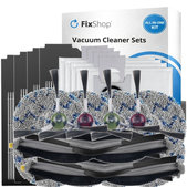 Set rezervnih dijelova za Ecovacs X1 Omni, T10 (2x Glavna četka, 4x Filter, 4x Bočna četka, 8x Krpa za brisanje, 4x Vrećica za prašinu)