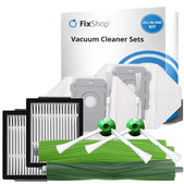 Set rezervnih dijelova za iRobot Roomba e-series, i-series, j-series (1 par glavnih četki, 2x Filter, 2x Bočna četka, 2x Vrećica za prašinu)