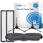 Set rezervnih dijelova za Xiaomi Dreame D9 Max Gen2, D10s, D10s Pro (1x Glavna četka, 2x Filter, 2x Bočna četka – crna)