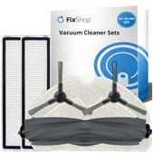 Set rezervnih dijelova za Xiaomi Dreame D9 Max Gen2, D10s, D10s Pro (1x Glavna četka, 2x Filter, 2x Bočna četka – crna, 2x Krpa za brisanje)