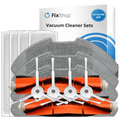Set rezervnih dijelova za Xiaomi Mi Robot Vacuum Mop 2 Pro, 2 Lite (2x Glavna četka, 4x Filter, 4x Bočna četka, 4x Krpa za brisanje, 4x Vrećica za prašinu)
