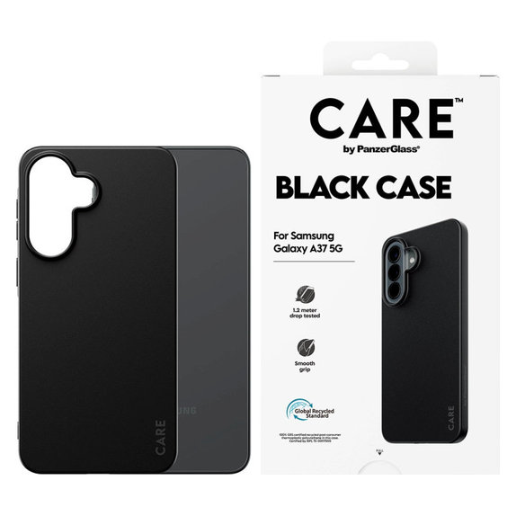 Maska TPU za Samsung A37, crna, CARE