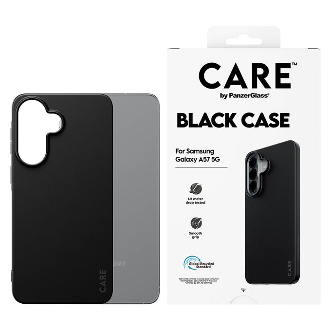 Maska TPU za Samsung Galaxy A57, Crna, PanzerGlass