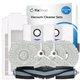 Set rezervnih dijelova za Ecovacs T20, T20 Max, T20 Pro (1x Glavna četka, 2x Filter, 2x Bočna četka – bijela, 4x Krpa za brisanje, 2x Vrećica za prašinu)