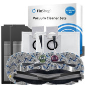 Set rezervnih dijelova za Ecovacs X1 Omni, T10 (1x Glavna četka, 2x Filter, 2x Bočna četka, 4x Krpa za brisanje, 2x Vrećica za prašinu)