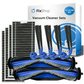 Set rezervnih dijelova za Ecovacs Deebot X9 Pro Omni (2x Glavna četka, 4x Filter, 4x Bočna četka)