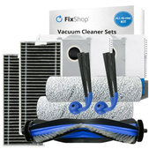 Set rezervnih dijelova za Ecovacs Deebot X9 Pro Omni (1x Glavna četka, 2x Filter, 2x Bočna četka, 2x Krpa za brisanje, 2x Vrećica za prašinu)