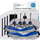 Set rezervnih dijelova za Ecovacs Omni T30 (2x Glavna četka, 4x Filter, 4x Bočna četka, 8x Krpa za brisanje, 4x Vrećica za prašinu)