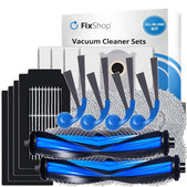 Set rezervnih dijelova za Ecovacs Deebot T30C Omni (2x Glavna četka, 4x Filter, 4x Bočna četka, 8x Krpa za brisanje, 4x Vrećica za prašinu)