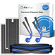 Set rezervnih dijelova za Ecovacs T80 Omni, T80 (1x Glavna četka, 2x Filter, 2x Bočna četka)