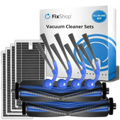 Set rezervnih dijelova za Ecovacs T80 Omni, T80 (2x Glavna četka, 4x Filter, 4x Bočna četka)