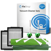 Set rezervnih dijelova za iRobot Roomba e-series, i-series, j-series (1 par glavnih četki, 2x Filter, 2x Bočna četka)