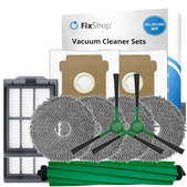 Set rezervnih dijelova za iRobot Roomba Plus 405 Combo, 505 Combo (1x Glavna četka, 2x Filter, 2x Bočna četka, 4x Krpa za brisanje, 2x Vrećica za prašinu)