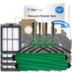 Set rezervnih dijelova za iRobot Roomba Plus 405 Combo, 505 Combo (2x Glavna četka, 4x Filter, 4x Bočna četka, 8x Krpa za brisanje, 4x Vrećica za prašinu)