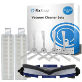 Set rezervnih dijelova za Rowenta Explorer s60 (1x Glavna četka, 2x Filter, 4x Bočna četka)