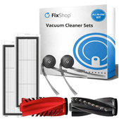 Set rezervnih dijelova za Xiaomi Roborock Qrevo, Qrevo Curv, Qrevo Edge, Qrevo 5AE (1x Glavna četka, 2x Filter, 2x Bočna četka)